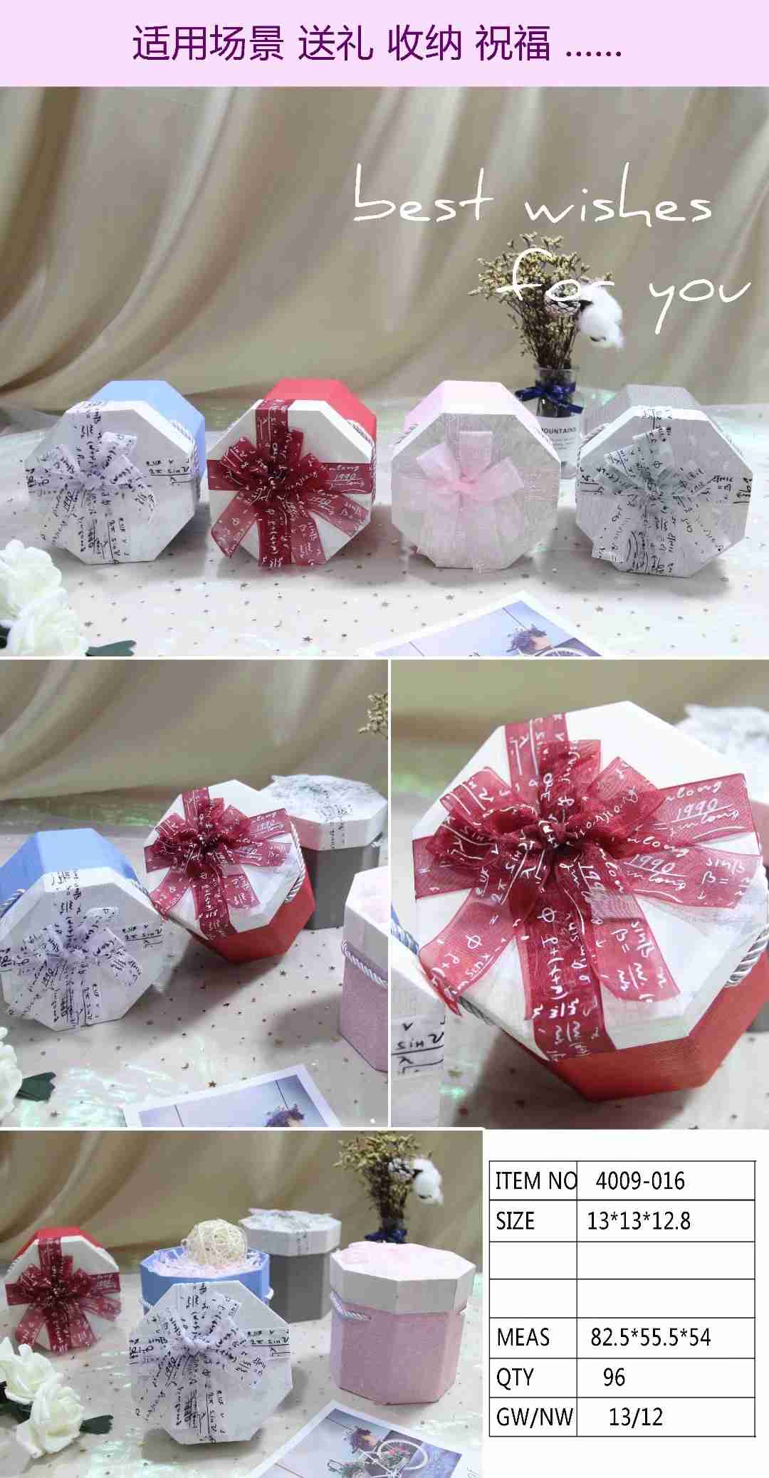 Christmas apple box, octagonal box, irregular-shaped box, wedding candy box Specification image