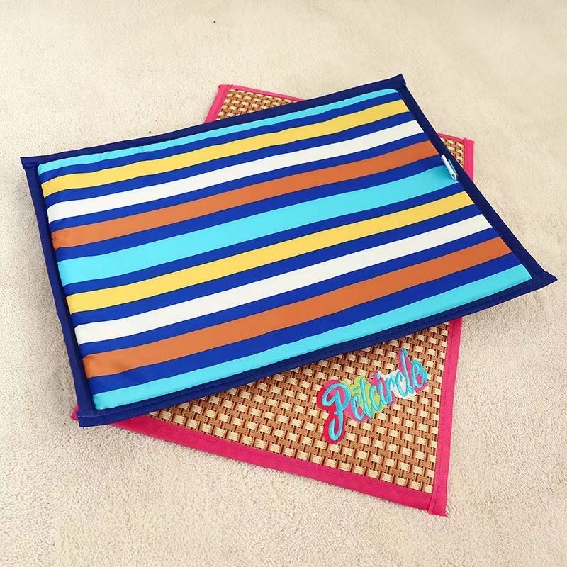 双层夹心凉席垫，四季款两面可用！一套4个。尺寸如下！