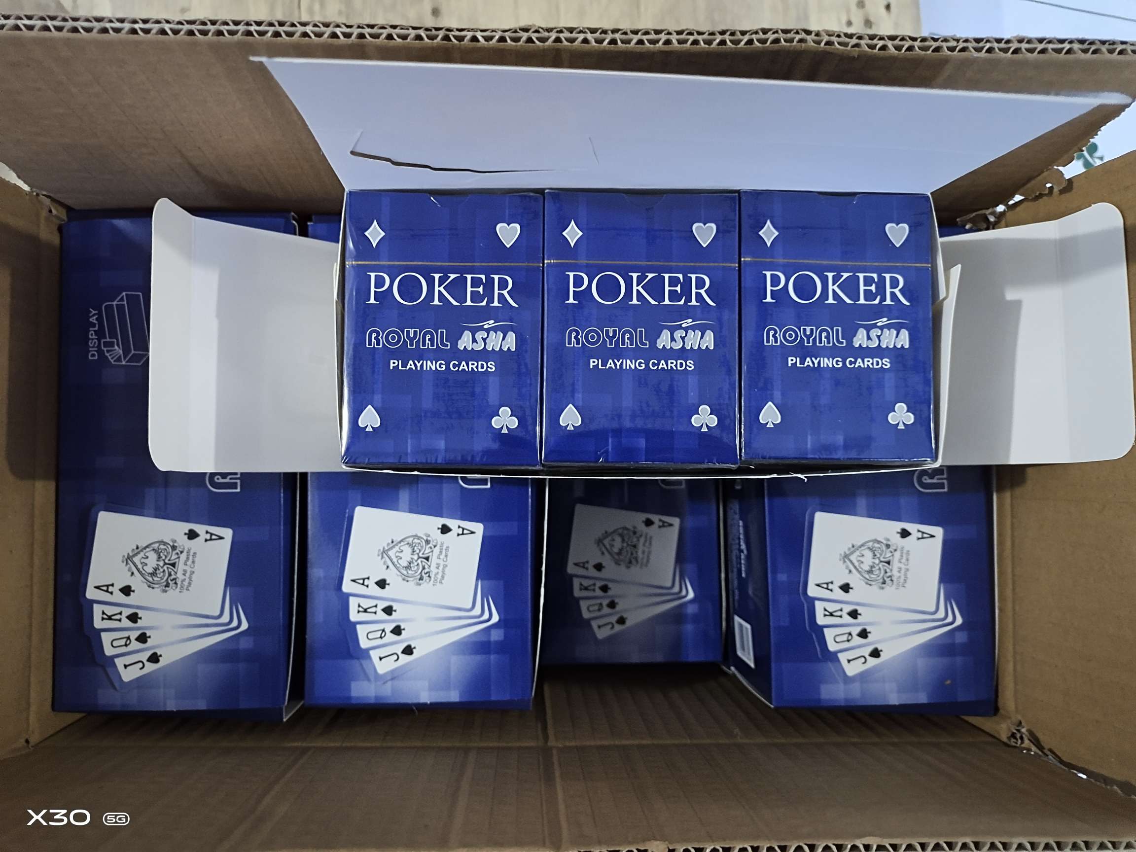 外贸扑克牌，poker，扑克牌定做白底实物图