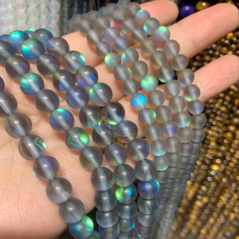 彩色玉石项链手链网红爆款厂家直销细节图