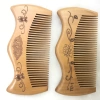 Factory direct sales of natural wood peach wood combs, horn-shaped combs, small hair care combs, portable combs 12-1 Specification image
