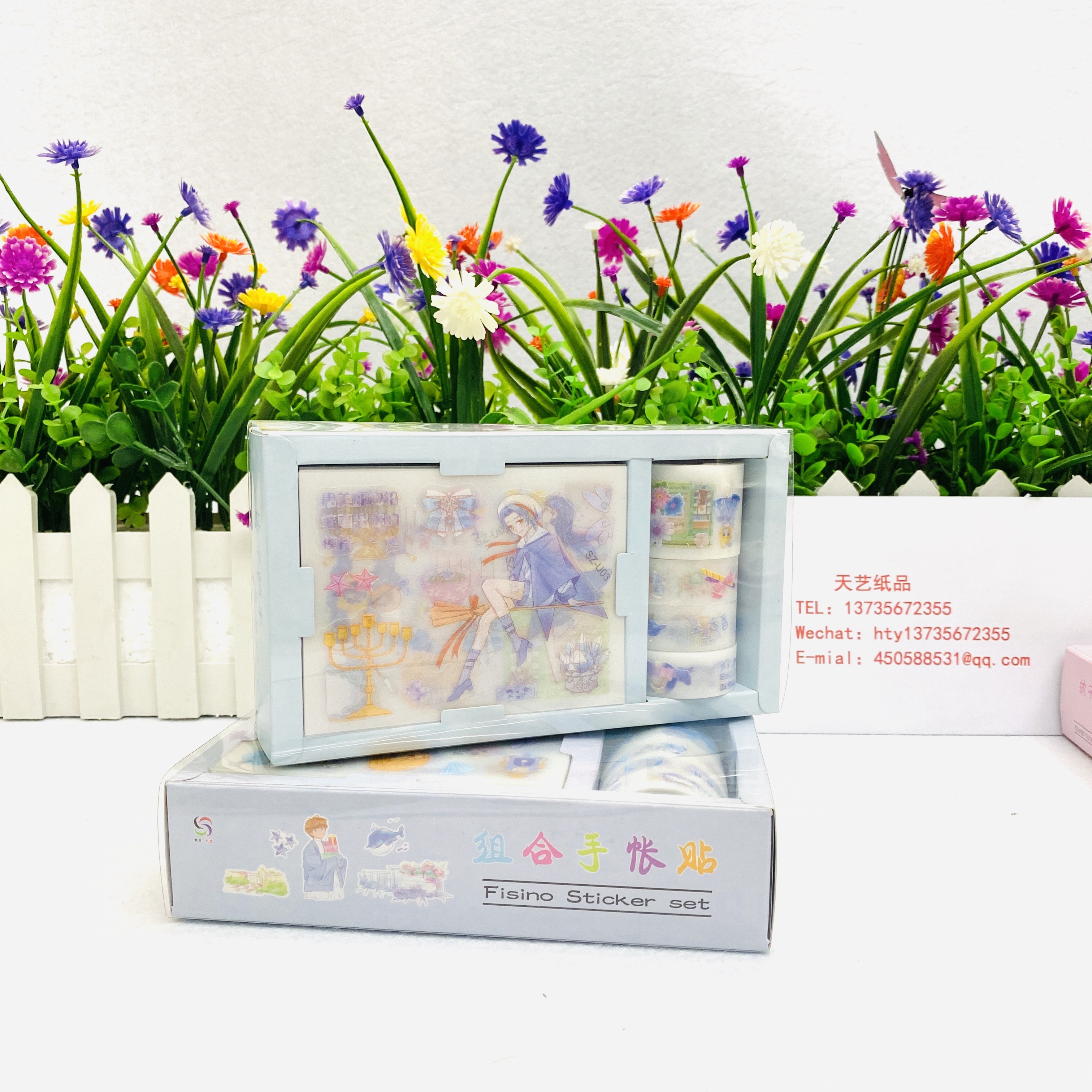 Cartoon comic matte combination planner sticker set pic 1