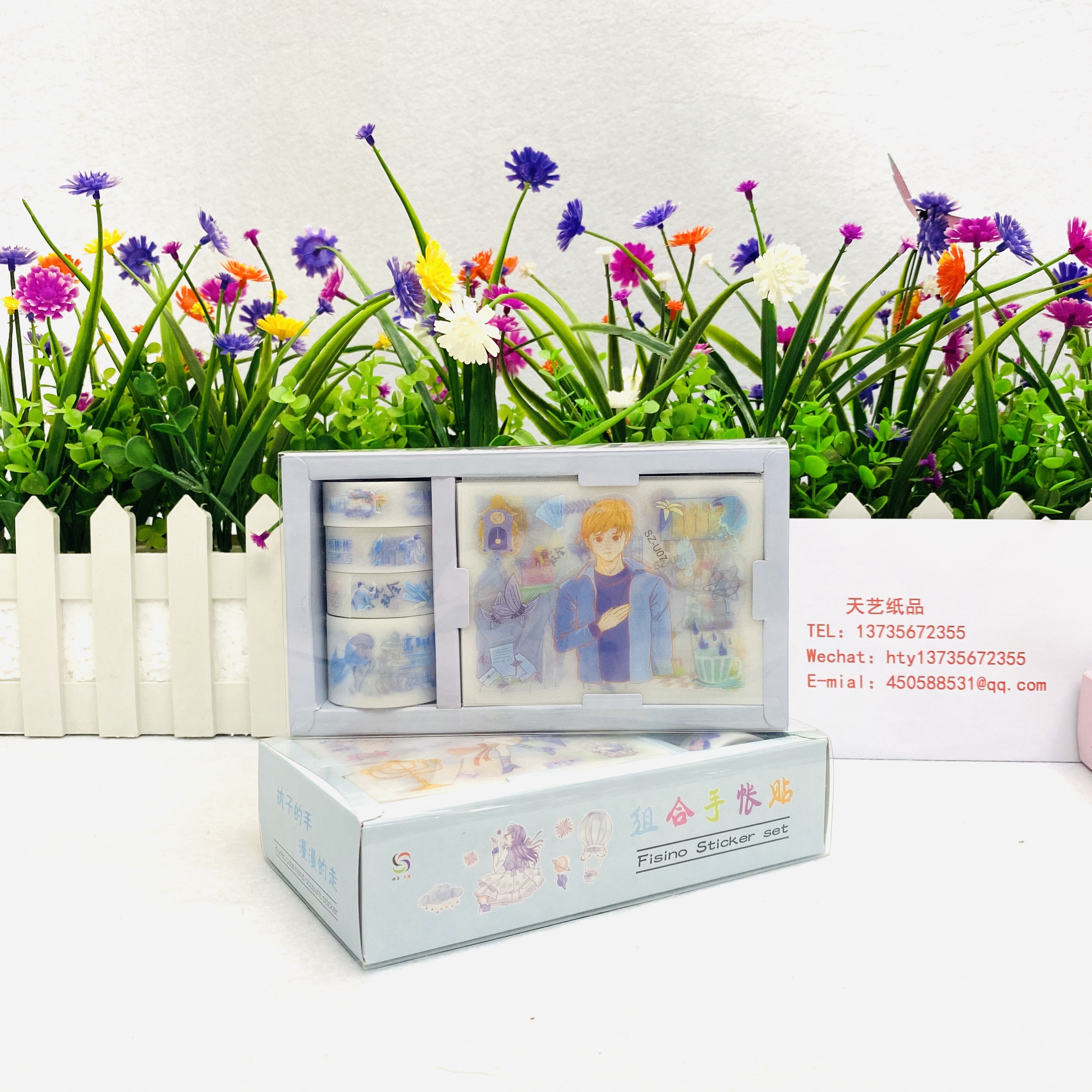 Cartoon comic matte combination planner sticker set pic 2