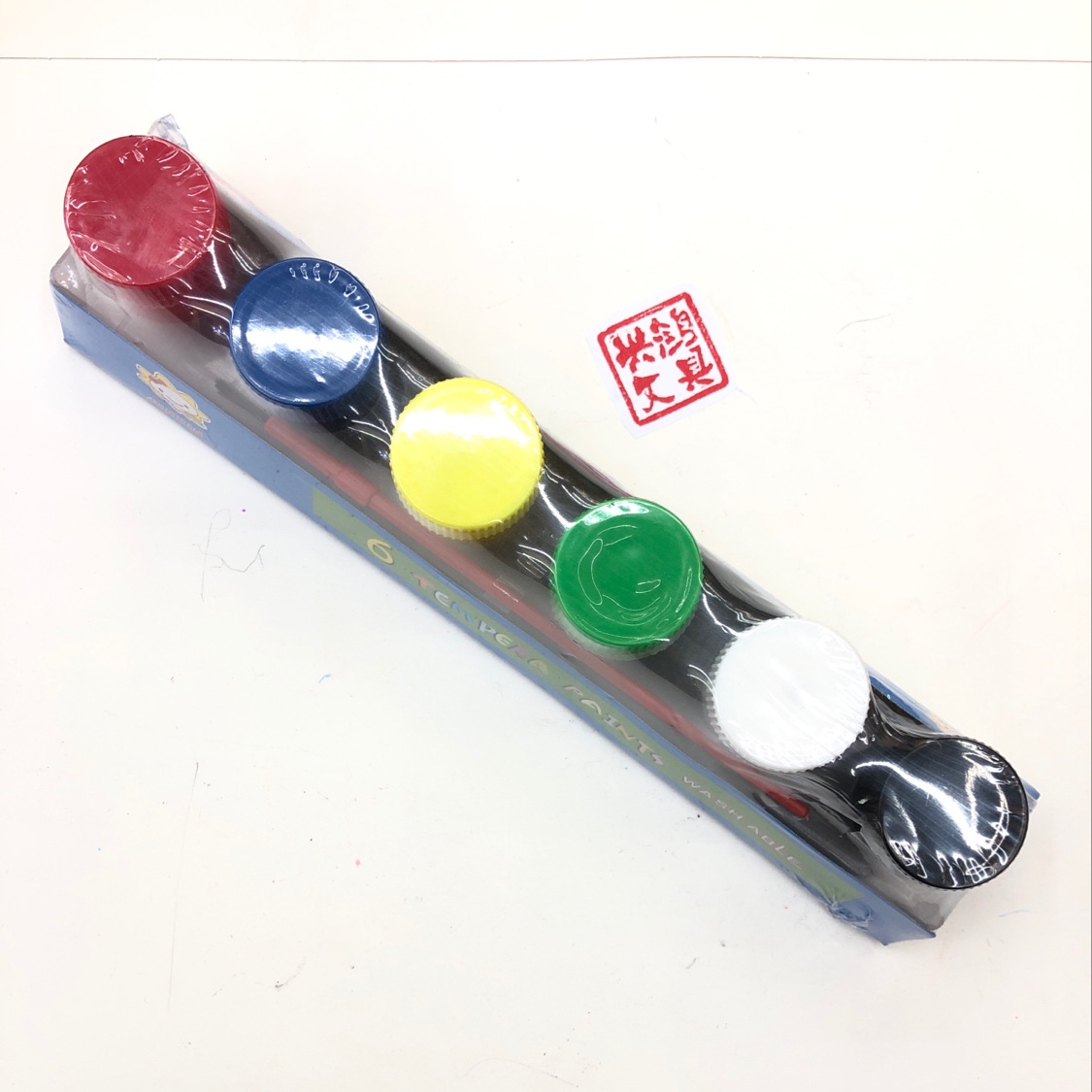 厂家直销批发6连体丙烯颜料套装