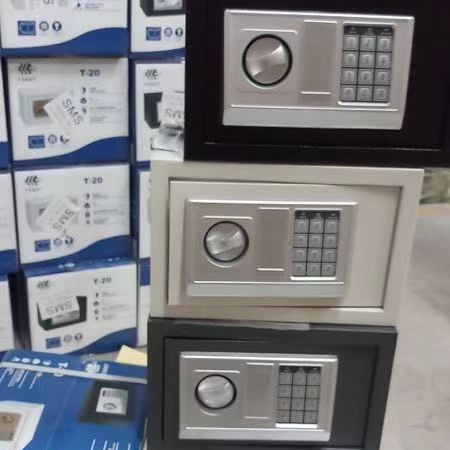 13407 New Container cabinet, small built-in electronic safe, safety deposit box, combination box, piggy bank, iron box for piggy bank, HJQ storage cabinet, 20EA safe, combination box