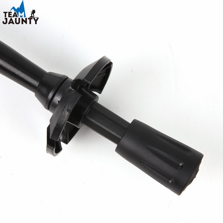 Hot-selling high-strength four-section telescopic folding short trekking poles EVA outdoor straight-handled poles with storage bags in stock pic 17
