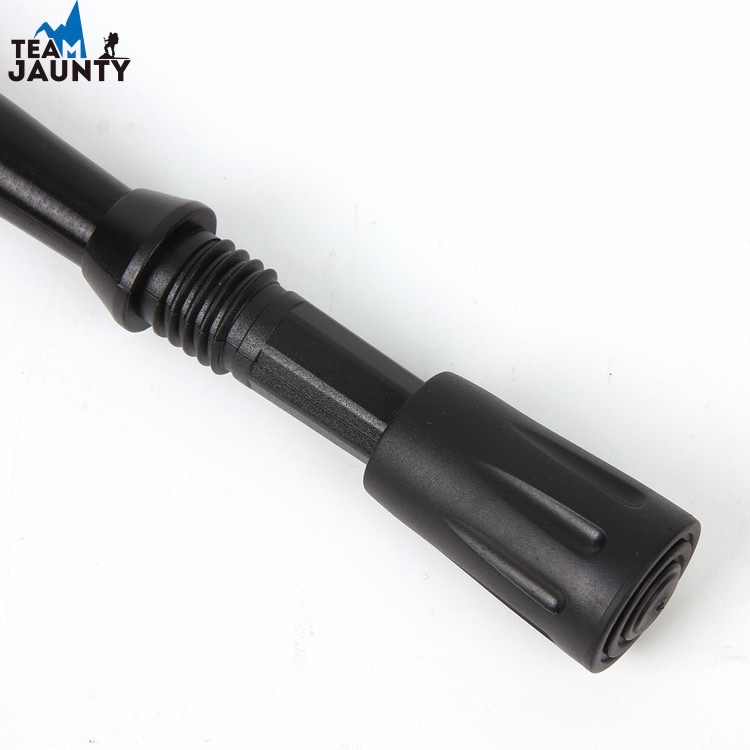 Hot-selling high-strength four-section telescopic folding short trekking poles EVA outdoor straight-handled poles with storage bags in stock pic 18