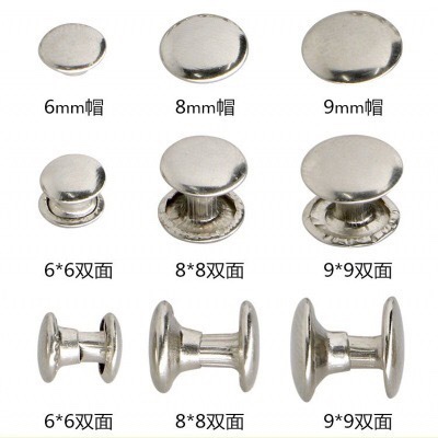 Factory direct metal single and double rivets a fixed metal buckle thumbnail
