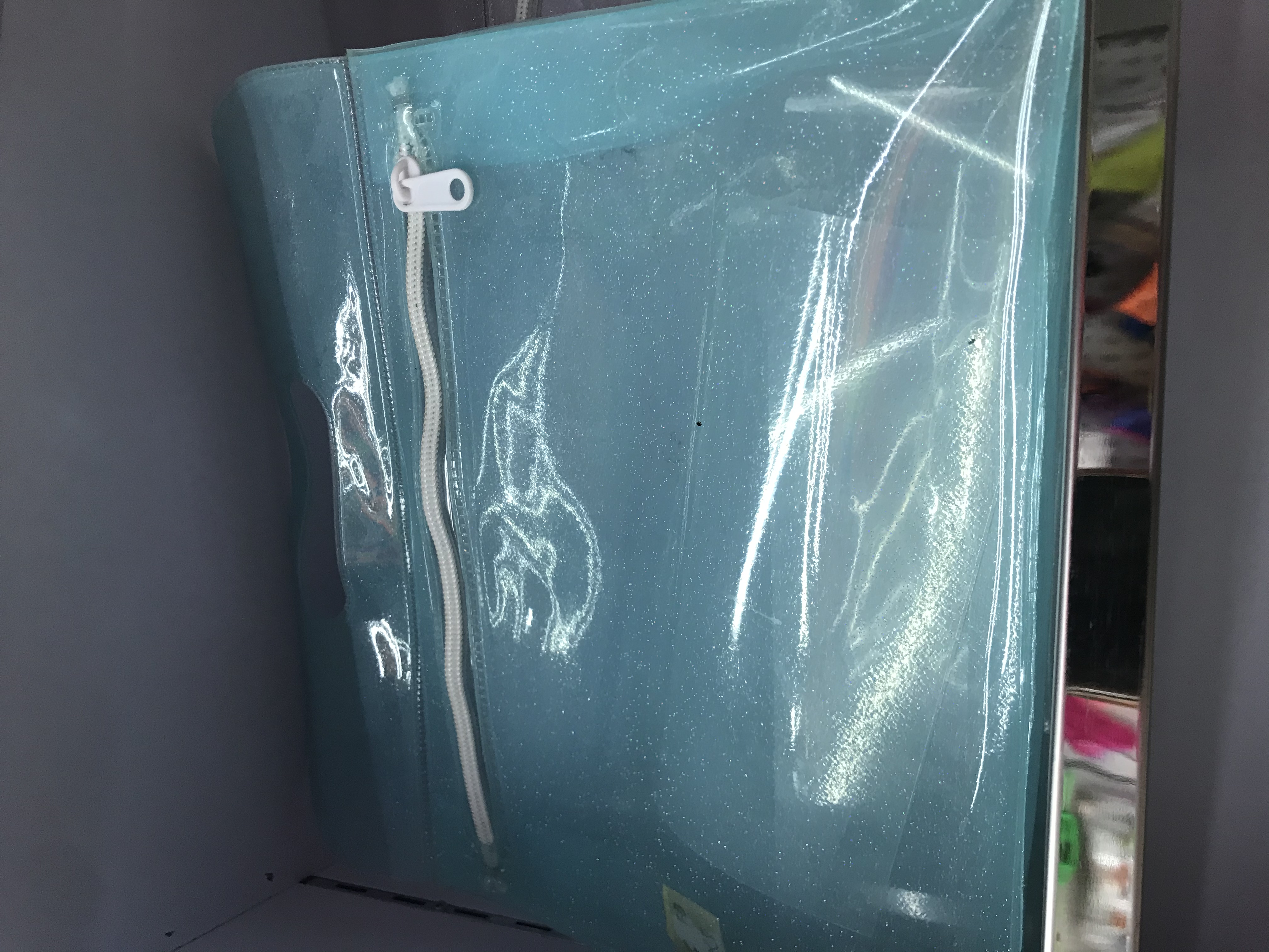 PVC sleeve file bag detail image 1