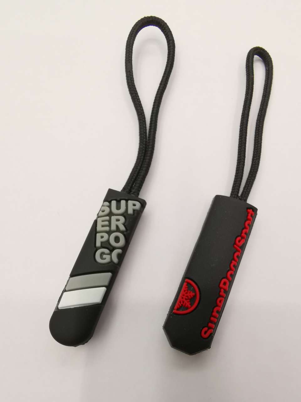 Silicone zipper pull, silicone pull rope, soft rubber zipper pull handle Specification drawing