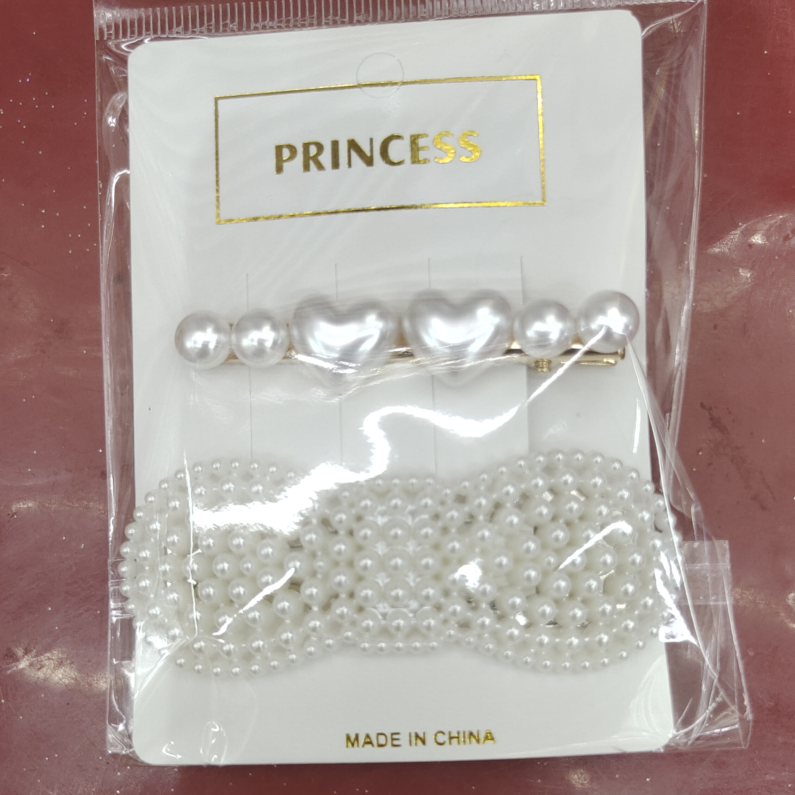 Pearl hair accessory and headwear set