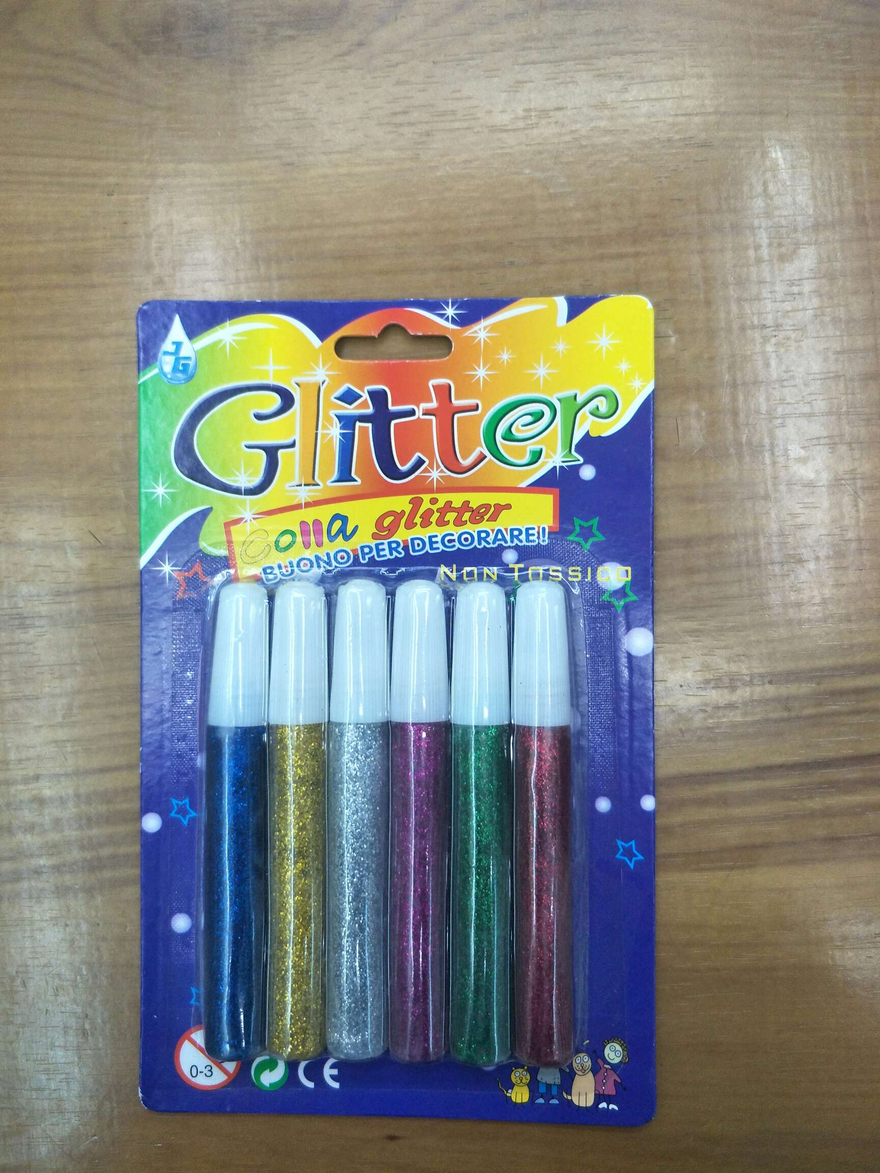 闪光胶6支吸卡细节图