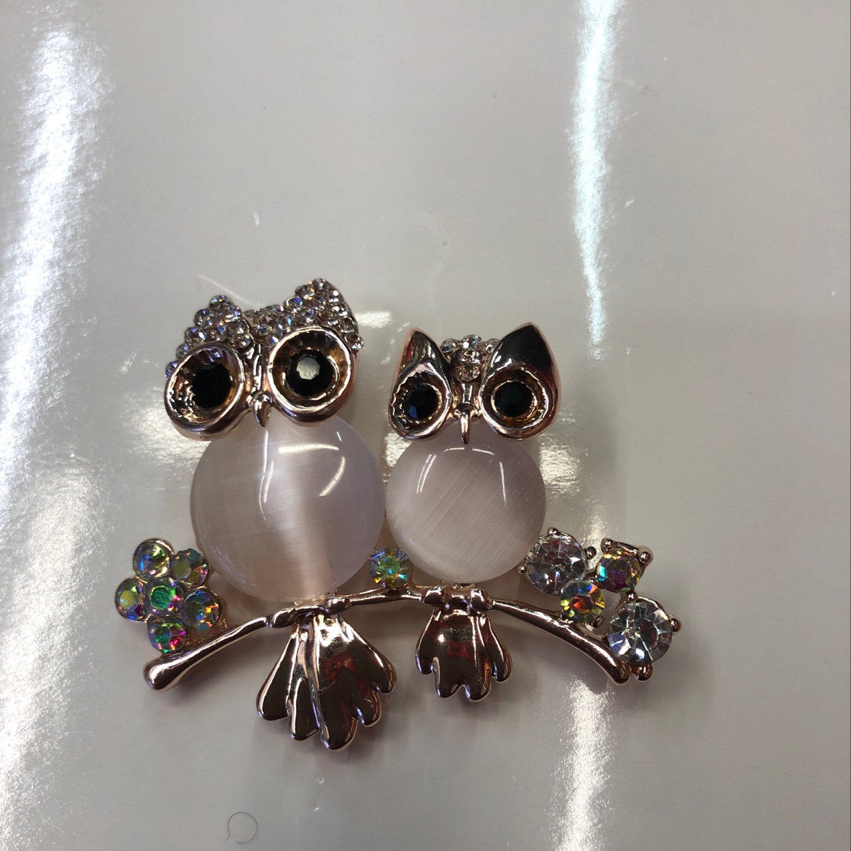 亲子猫头鹰胸针详情图4