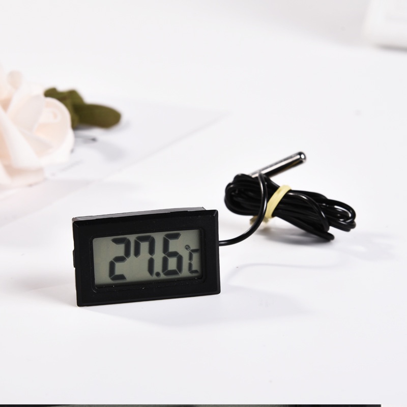 Electronic embedded digital thermometer, refrigerator thermometer, fish tank thermometer, wired thermometer Specification image