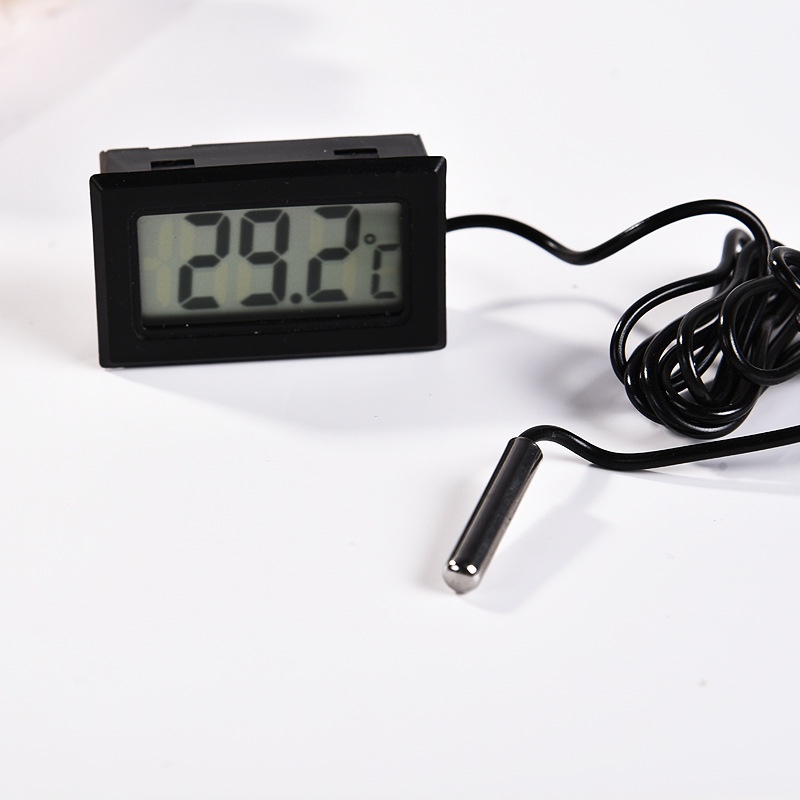 Electronic embedded digital thermometer, refrigerator thermometer, fish tank thermometer, wired thermometer Application Scenario