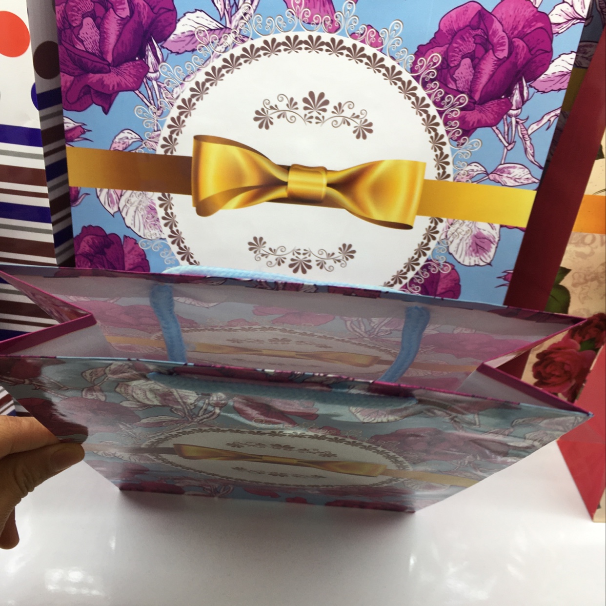 鲜花花草礼品袋纸袋，购物袋包装礼品袋详情图1