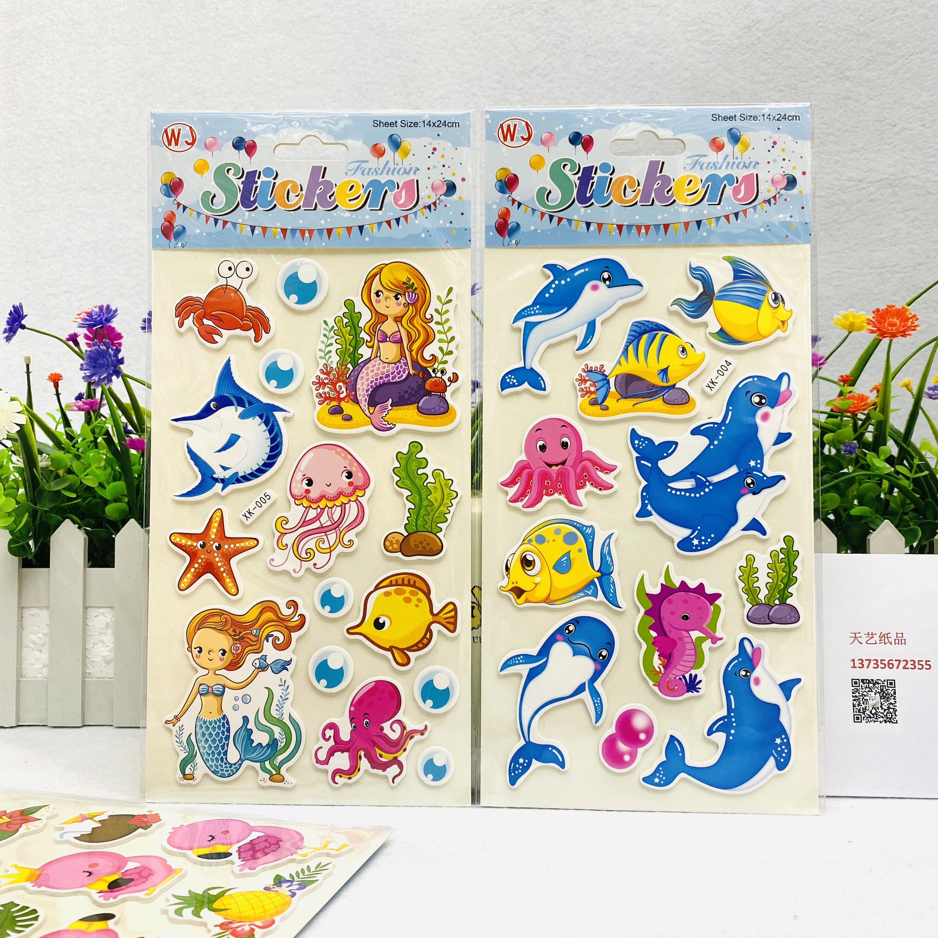 EVA three-dimensional sticker Specification image