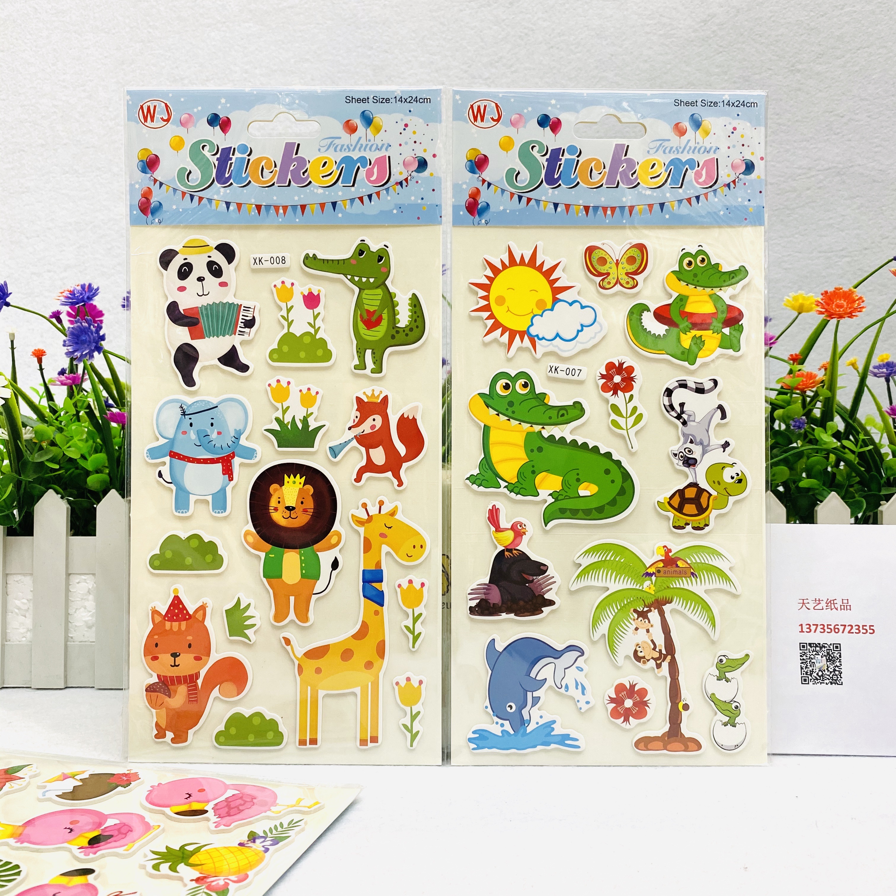 EVA three-dimensional sticker Application Scenario