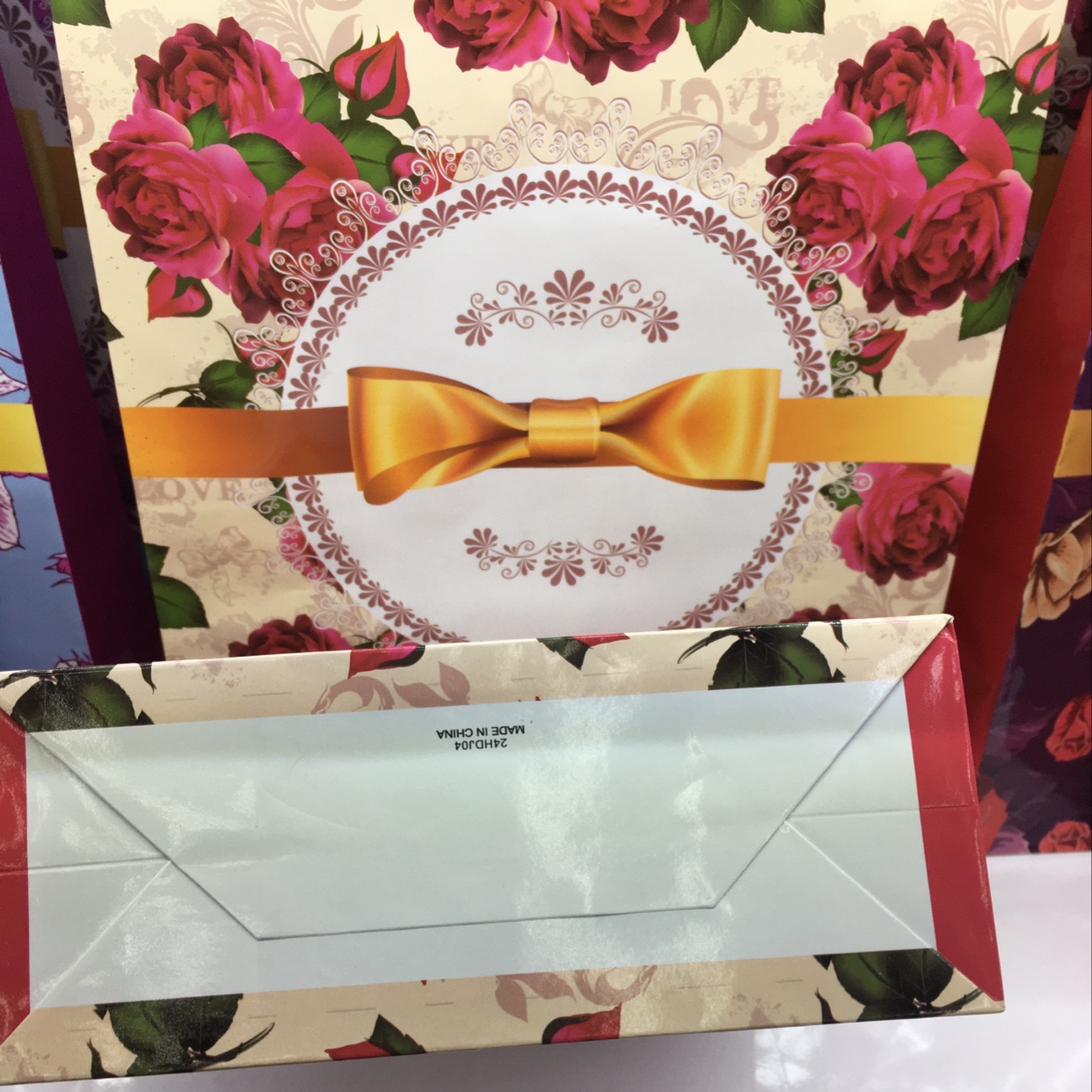 鲜花花草礼品袋纸袋，购物袋包装礼品袋详情图4