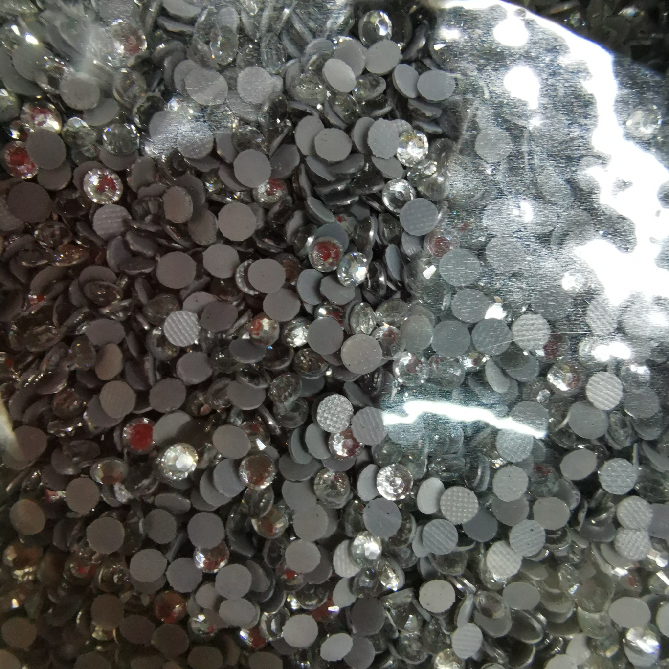 10号镀底白烫钻，树脂钻，图