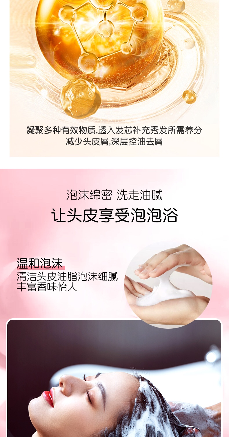 TUZ烟酰胺香氛洗沐护礼盒三件套洗发乳护发乳沐浴乳纯香樱花/云动仓兰味温和滋养护肤详情图6