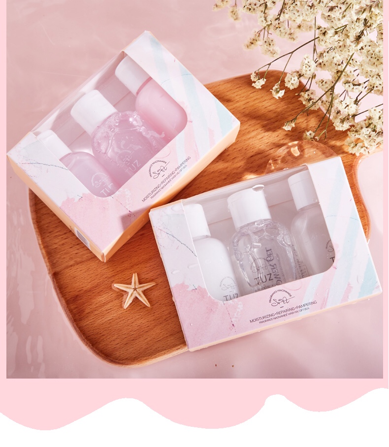 TUZ烟酰胺香氛洗沐护礼盒三件套洗发乳护发乳沐浴乳纯香樱花/云动仓兰味温和滋养护肤详情图20
