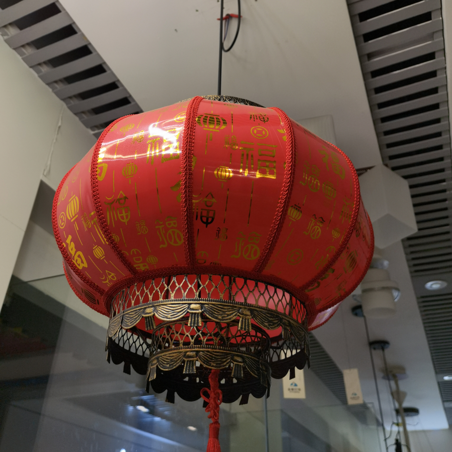 新中式吊灯铜大灯客厅灯现代餐厅吸顶灯现代简约家用灯笼详情图1
