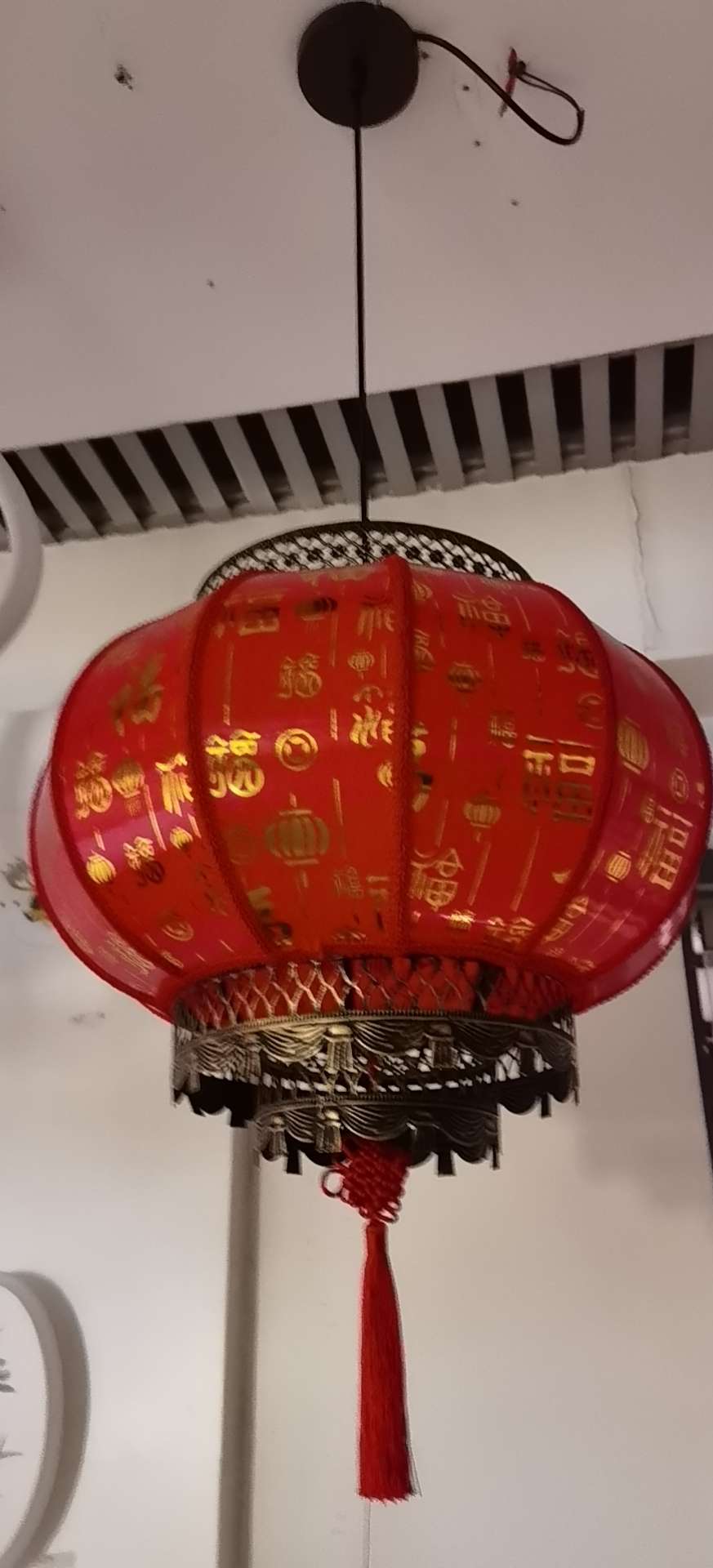 新中式吊灯铜大灯客厅灯现代餐厅吸顶灯现代简约家用灯笼详情图2