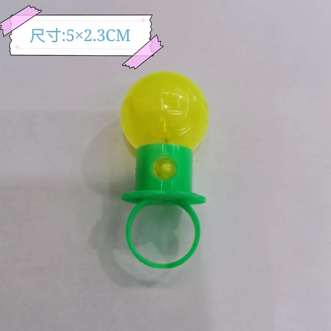 新款发光带灯灯泡造型戒指玩具女孩过家家热卖产品厂家直销批发详情图2