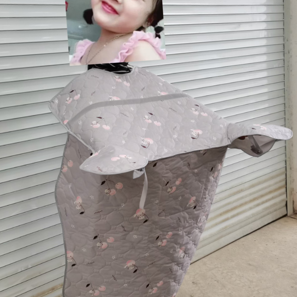 反光条花布侧翼夏季挡风被