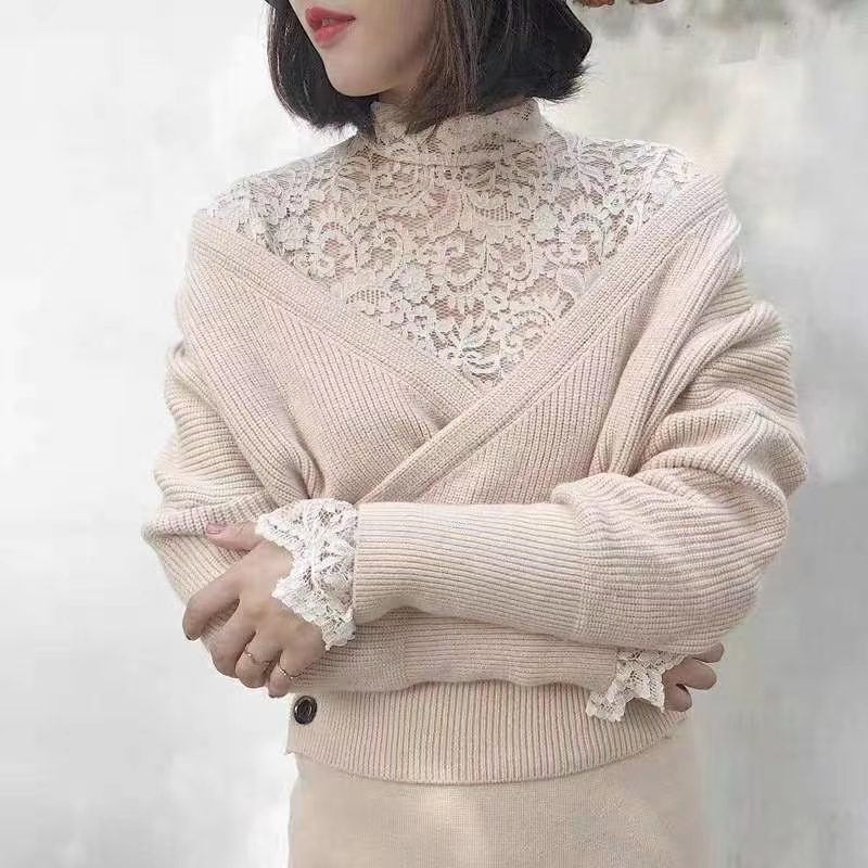 A popular cashew flower lace shirt detail image 10