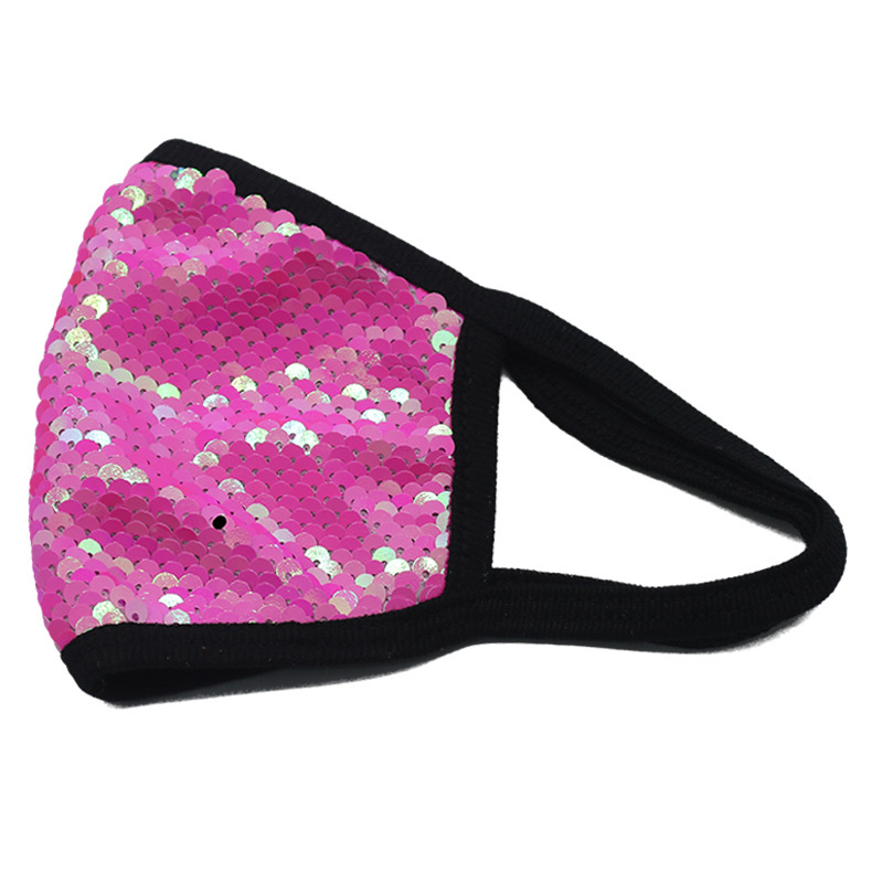 Cross-border winter sequined mask customization, dust-proof fashion, pure cotton personalized washable cotton mask, cold-proof mask [Exclusive for foreign trade] Civilian, civilian, civilian detail image 5