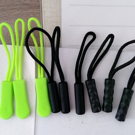 Zipper accessories pull head lanyard luggage and bag Mountaineering clothing assault clothing zipper head tail rope pull head pendant pull piece accessories