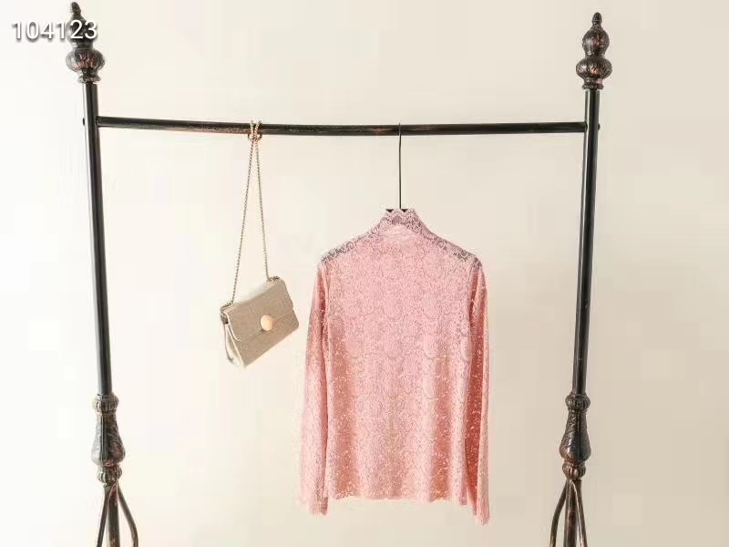 A popular cashew flower lace shirt detail image 5