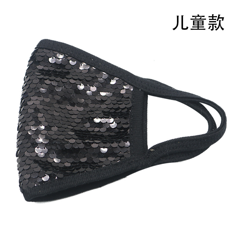 Cross-border winter sequined mask customization, dust-proof fashion, pure cotton personalized washable cotton mask, cold-proof mask [Exclusive for foreign trade] Civilian, civilian, civilian detail image 8
