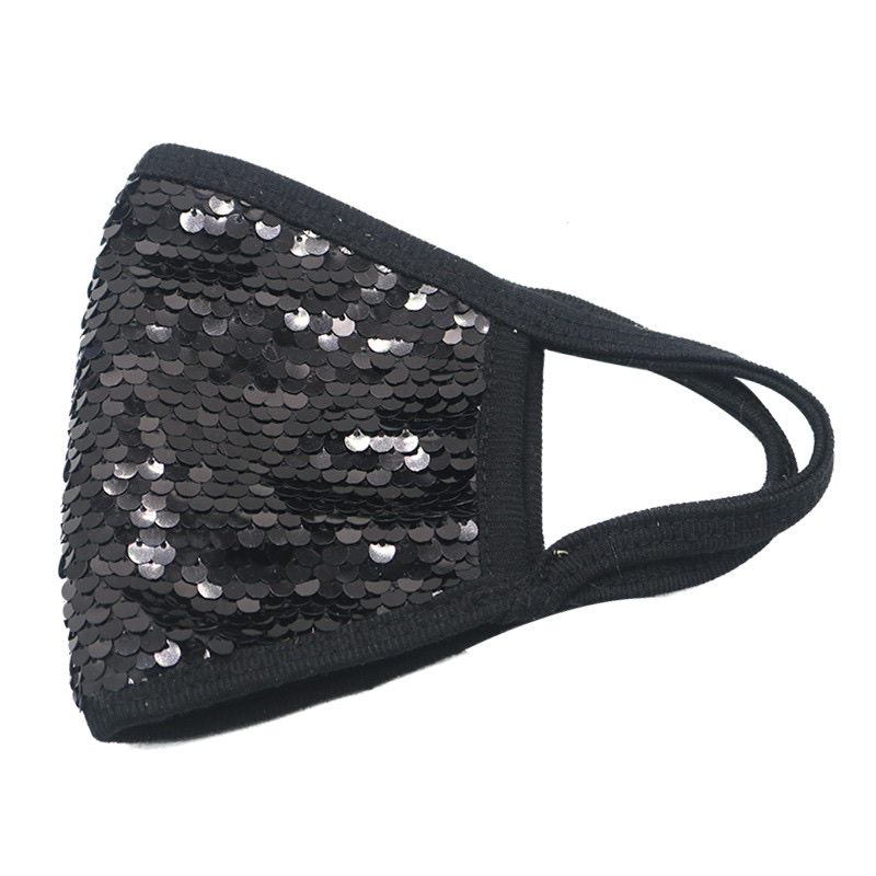 Cross-border winter sequined mask customization, dust-proof fashion, pure cotton personalized washable cotton mask, cold-proof mask [Exclusive for foreign trade] Civilian, civilian, civilian Item Picture