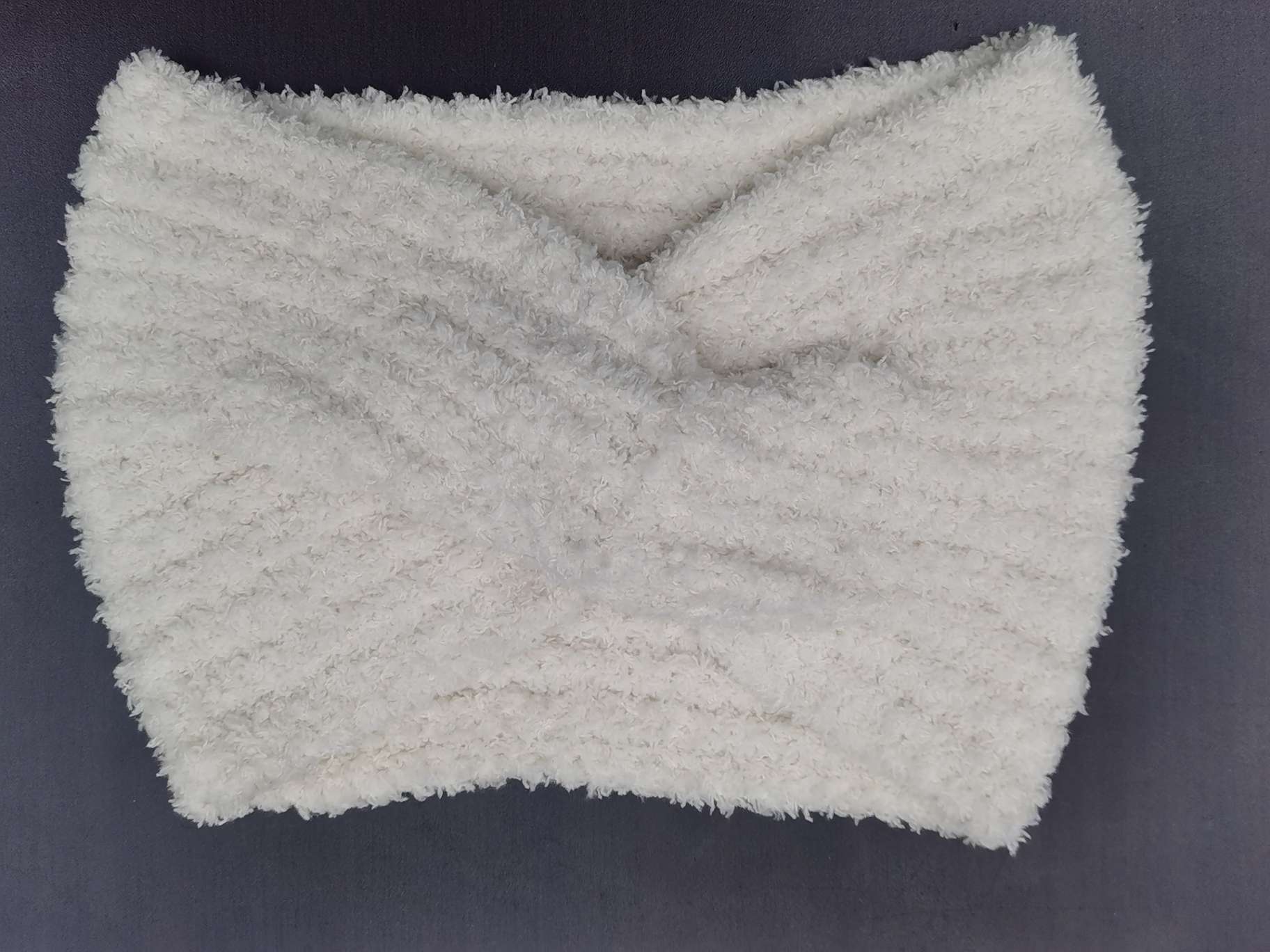 头带发带/毛线发带/针织发带白底实物图