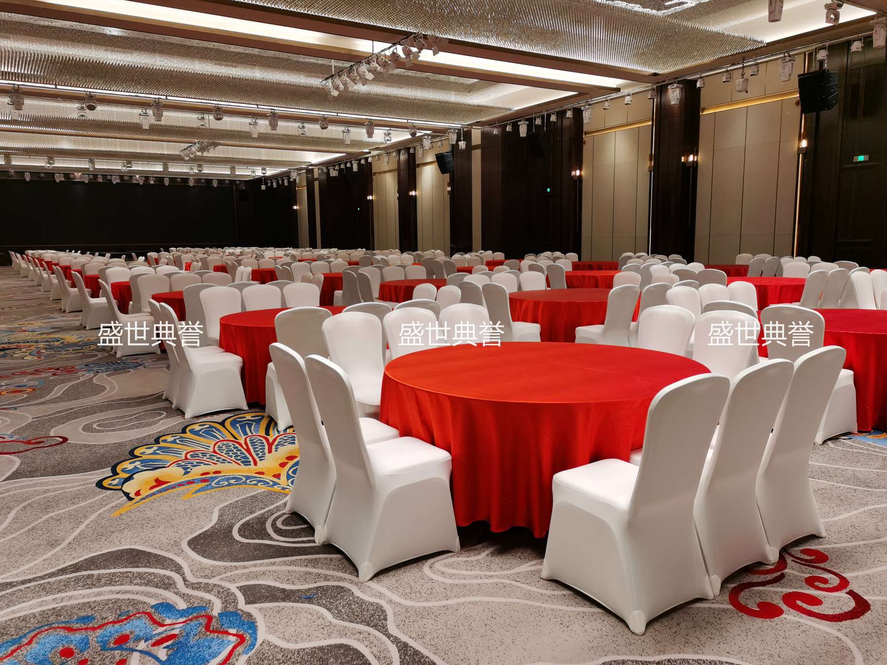 泰州五星级酒店宴会家具定做国际宴会中心婚宴铝椅会议铝合金椅子详情4