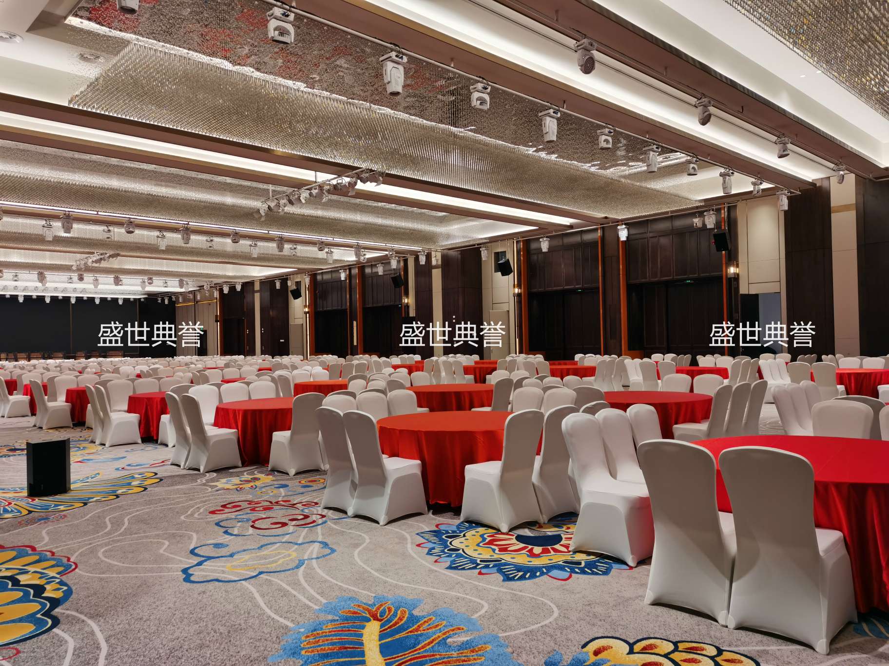 泰州五星级酒店宴会家具定做国际宴会中心婚宴铝椅会议铝合金椅子详情9
