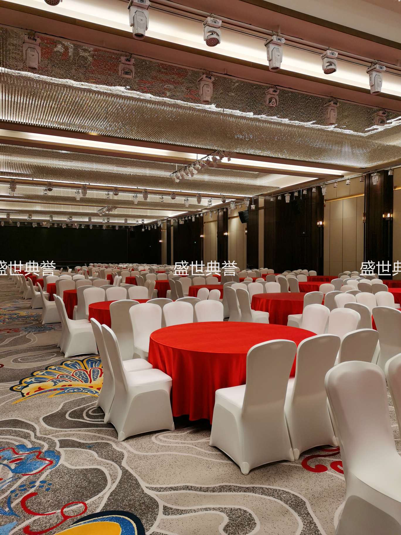 泰州五星级酒店宴会家具定做国际宴会中心婚宴铝椅会议铝合金椅子详情5