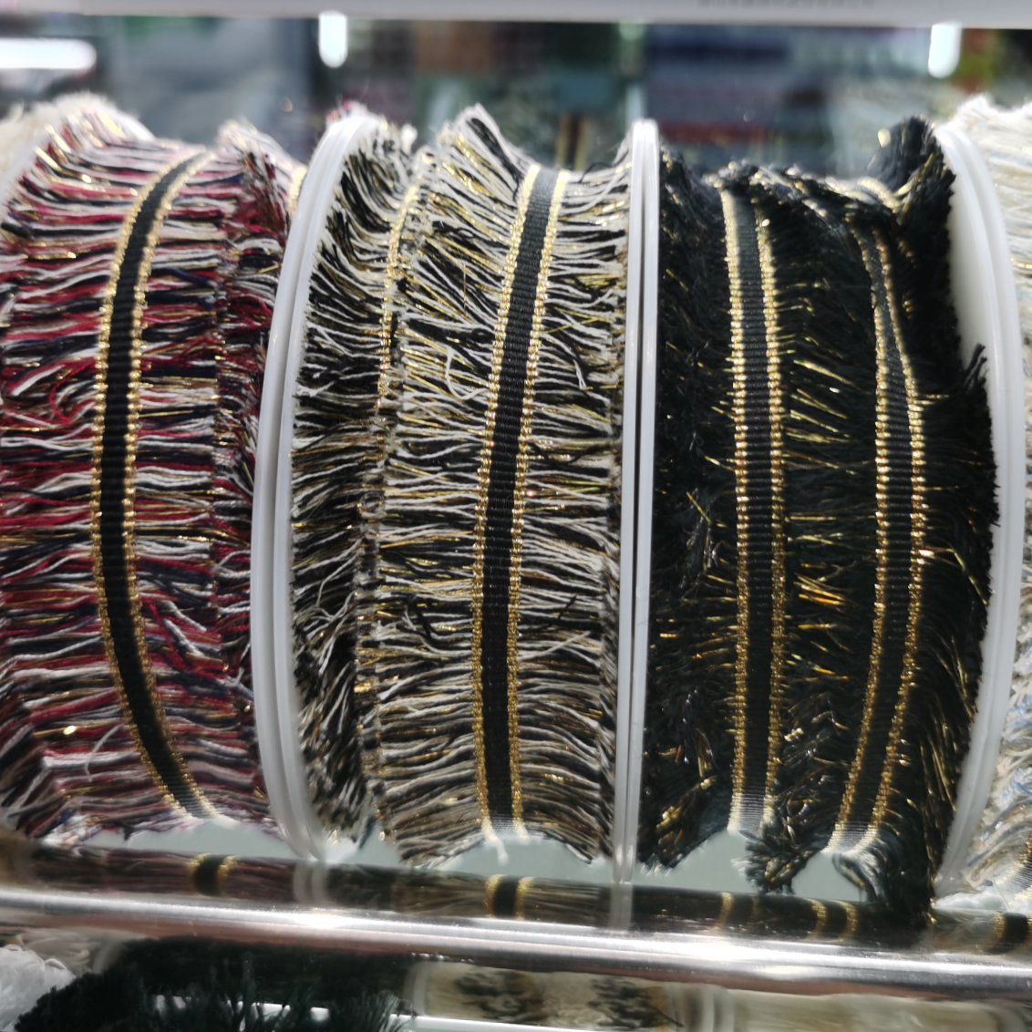Korean-Style Colorful Mercerized Cotton Trimming