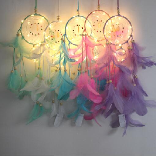 Best-selling product: Dreamcatcher Three Lives and Three Worlds Dreamcatcher Wind Chime, Factory Direct sales, Dream Chaser Feather Pendant details Picture