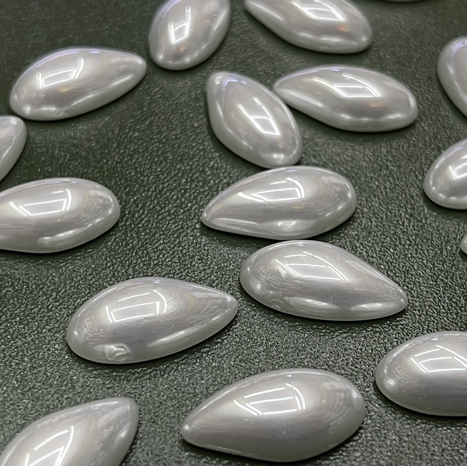 Irregular oval bright pearl bright pearl imitation pearl imitation shell bead