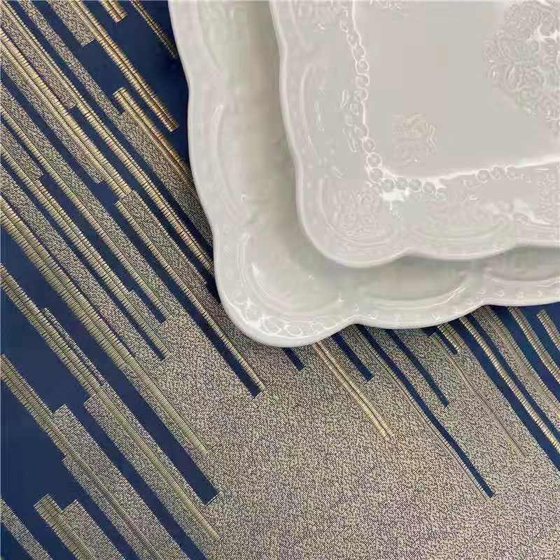 European-style creative pure white ceramic rectangular plate, restaurant steamed fish plate, baking plate, Western food plate, sushi plate, fruit plate, 10 inches detail image 5