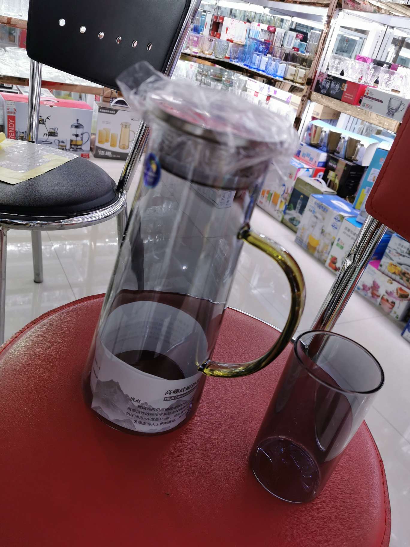 高鹏硅玻璃耐热玻璃明火可加热玻璃泡茶壶杯果汁壶杯详情3