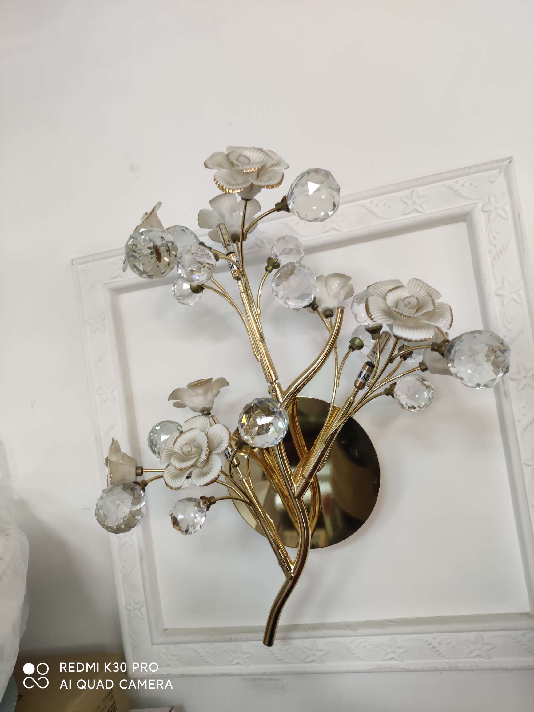 Flower wall lamp Specification image