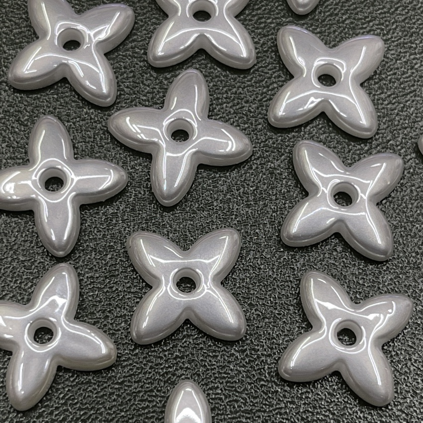 16mm four star bright pearl bright pearl imitation pearl imitation shell bead