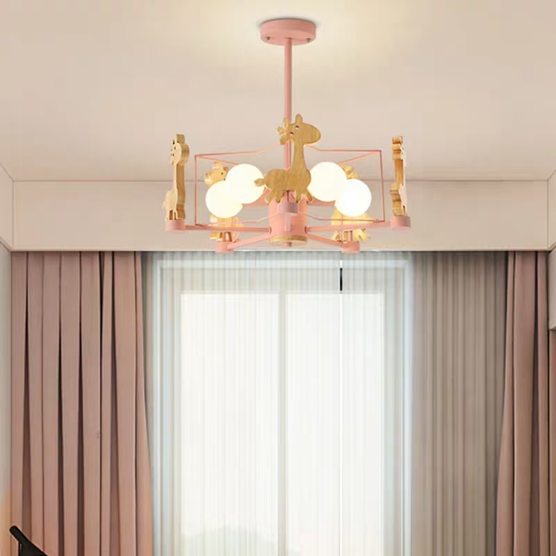 The Nordic-style chandelier in the living room is simple, modern and elegant. The home dining room lamp is creative and individual. The bedroom lamp is a magic bean net red light Specification image