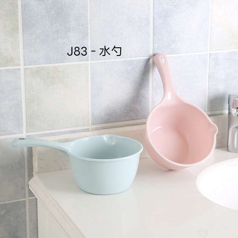 J83－水勺 加厚塑料水瓢厨房长柄打水勺水洗头杯冲水洗澡瓢详情图2
