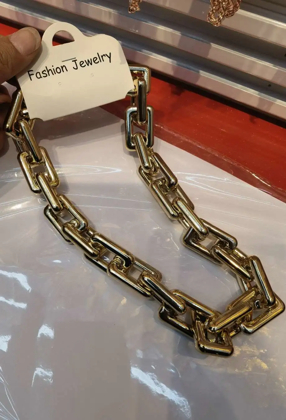 A retro and exaggerated CCB short necklace for women's collarbone in cross-border trade from Europe and America detail image 1